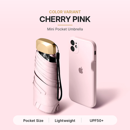 ⏰🔥 50 % DE RÉDUCTION – OFFRE À DURÉE LIMITÉE ! ☂️ Parapluie pliable de type capsule – Léger, compact et prêt à tout 🌦️✨