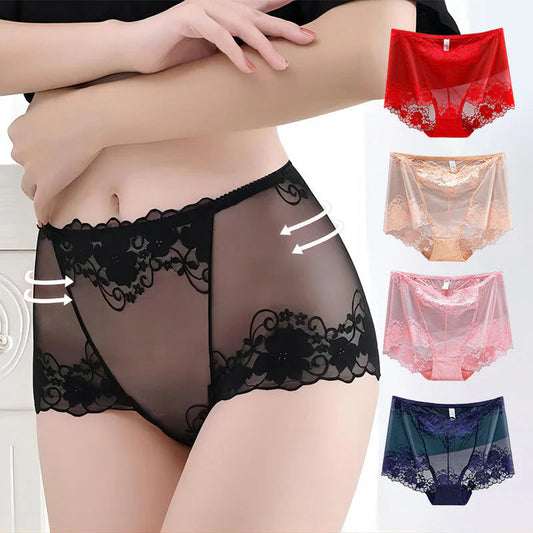 ⏰Dernier jour – achetez-en 1, obtenez-en 2 gratuitement !!!💋Culotte en dentelle de soie faite à la main pour femme😍