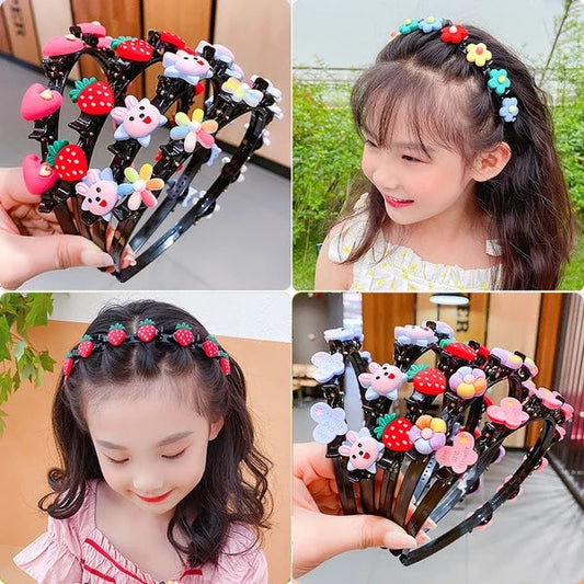 🎀 PROMO FLASH : 1 ACHETÉ = 1 OFFERT ! Barrette Tressée pour Enfant – Design Soigné & Matière Douce for Une Coiffure Mignonne en 5 Minutes 🌺✨