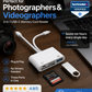 Lecteur de cartes mémoire USB-C 3 en 1