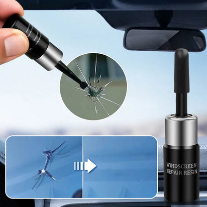 🎁 Achetez 1 obtenez 1 gratuit ! 🔧✨ Kit de réparation de verre fissuré – Répare rapidement et facilement vos vitres 🪟🌟