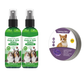 Spray naturel anti-puces et anti-tiques pour chiens et chats 🐾 Protégez votre compagnon adoré des parasites 🐾