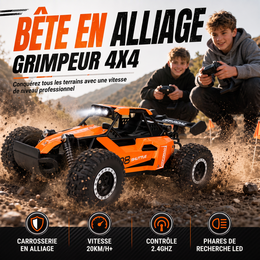 🚀 50 % DE RÉDUCTION EN CE MOMENT ! 🏁 Véhicule tout-terrain radiocommandé ultra-rapide