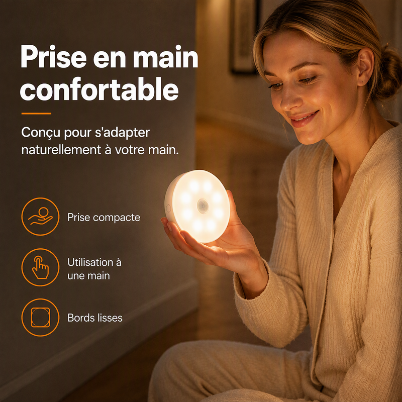 ✨ Nouveauté 2026 | Luminaire LED à Détection de Mouvement | Installation Facile, 3 Modes 🔆【-50%】
