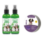 Spray naturel anti-puces et anti-tiques pour chiens et chats 🐾 Protégez votre compagnon adoré des parasites 🐾