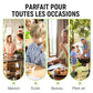 🥢Sac de Conservation en Aluminium Reutilisable et Fermable🌍Parfait pour Stocker et Protéger Vos Aliments!
