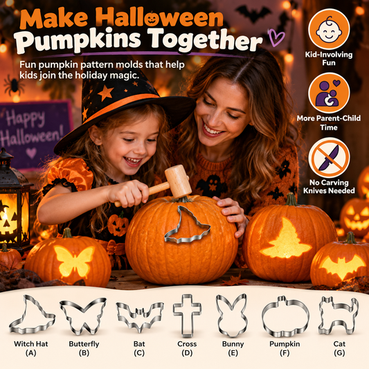 Ensemble de moules à perforer PumpkinTap™ pour motifs d'Halloween