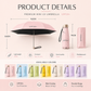⏰🔥 50 % DE RÉDUCTION – OFFRE À DURÉE LIMITÉE ! ☂️ Parapluie pliable de type capsule – Léger, compact et prêt à tout 🌦️✨