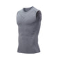 💪 StrasGet® Gilet sculptant ionique – Compression et refroidissement – Gainant, sans manches – Invisible sous les vêtements 🕶️