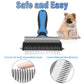 🐕 50% DE RÉDUCTION ✂️ Outil démêlage chien/chat – Double rangée, anti-rayures & efficace ✨