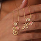 💖 DERNIER JOUR - 57 % DE RÉDUCTION ✨ Colliers à pendentif 3 couches avec initiales A-Z 🎀 | Personnalisé et élégant