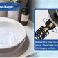 🔧🛁 Filtre lavabo universel – 3 en 1 : crépine inox, collecteur de cheveux et bouchon pop-up, s’adapte à tous les diamètres (1,1–2,36 pouces) 🖤💧