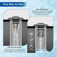 🔧🛁 Filtre lavabo universel – 3 en 1 : crépine inox, collecteur de cheveux et bouchon pop-up, s’adapte à tous les diamètres (1,1–2,36 pouces) 🖤💧