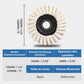 ✨ 1 ACHETÉ, 1 OFFERT ! ✨ Disque de Polissage en Laine pour Meuleuse d’Angle – Finition Miroir Brillante, Durable & Polyvalent 🔧🪞