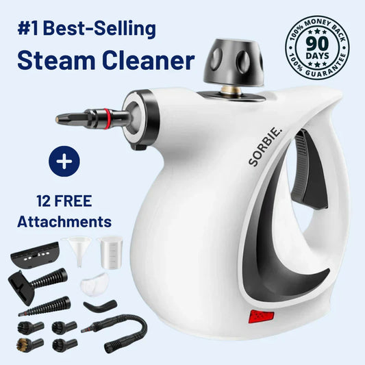 ⏳DERNIER JOUR DE VENTE ! 50 % DE RÉDUCTION !!🔥Nettoyeur vapeur naturel multi-surfaces portable sous pression avec 12 accessoires