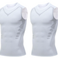 💪 StrasGet® Gilet sculptant ionique – Compression et refroidissement – Gainant, sans manches – Invisible sous les vêtements 🕶️