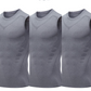 💪 StrasGet® Gilet sculptant ionique – Compression et refroidissement – Gainant, sans manches – Invisible sous les vêtements 🕶️