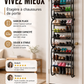 👟🔥 -50% ! Organisateur Chaussures Suspendu Porte – Jusqu'à 36 Paires Métal Robuste Stable, Étagères Inclinées Anti-Glissement Talons Bottes Baskets, Installation Sans Outils Secondes · 3 Coloris · 4-8-12 Étages ✨