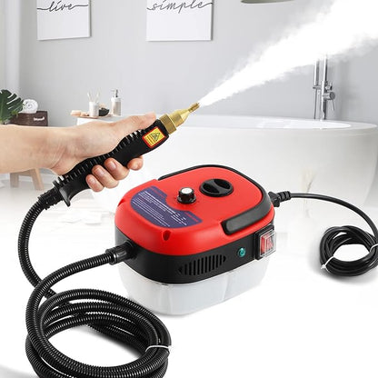 🔥 Nettoyeur à Vapeur à Haute Température Pressurisée Portatif 2500W – Élimine la Graisse & les Saletés, Nettoyage Efficace pour Toute la Maison 🏠