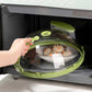 💎 Couvercle Transparent Anti-Éclaboussures pour Micro-ondes – Poignée Ergonomique, Réservoir d’Eau & Évent 360° 🔥🍲