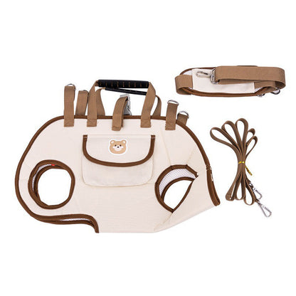 🐶 Meilleure vente 🎒 Sac de transport 2-en-1 pour animaux – Respirant et portable : écharpe + sac à dos | Partout et à tout moment !