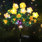 ⏳50 % de réduction pour une durée limitée⏰Lumière solaire sur piquet de fleur d'azalée de simulation💐💡