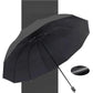 Parapluie robuste et compact à 12 baleines – résiste au vent et se plie facilement