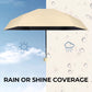 ⏰🔥 50 % DE RÉDUCTION – OFFRE À DURÉE LIMITÉE ! ☂️ Parapluie pliable de type capsule – Léger, compact et prêt à tout 🌦️✨