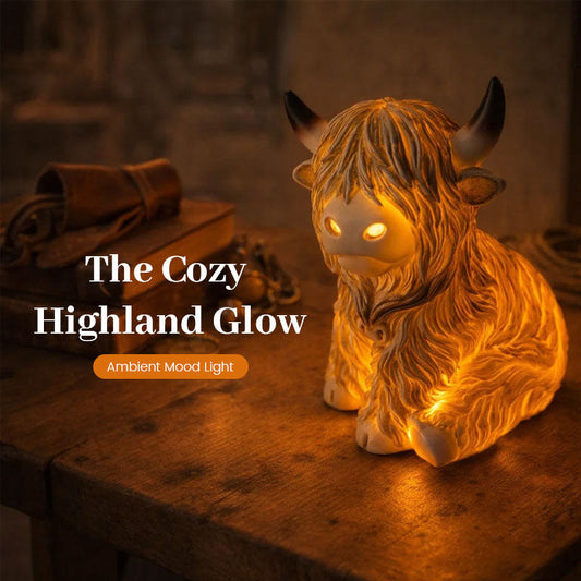 📢📢50 % DE RÉDUCTION !!⏰Veilleuse Mignonne Vache Highland