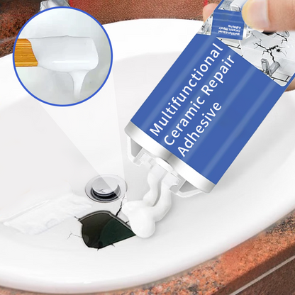 ⏰Colle de réparation céramique multifonction⏰Avec un jeu complet d'accessoires et d'outils fournis