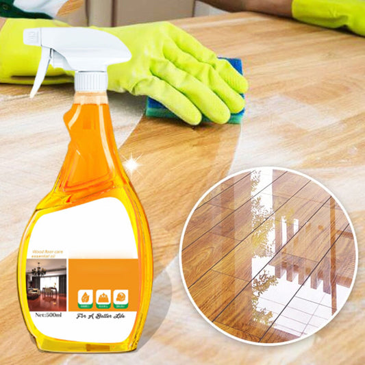 copensunny® Spray pour parquets à la cire d'abeille ScratchErase – Nettoie, redonne de l'éclat et élimine les rayures