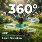 Arroseur de jardin de précision à couverture 360°
