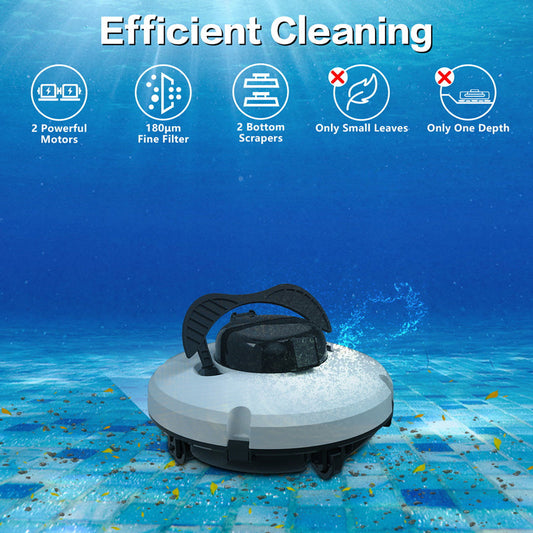🤖 PROMO LIMITÉE 50% DE RÉDUCTION ! 💥 Robot Nettoyeur Piscine Sans Fil – Haute Aspiration, Navigation Intelligente, Simple Pression ✨