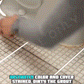 Réparation de joints de carrelage avec crayon de couleur