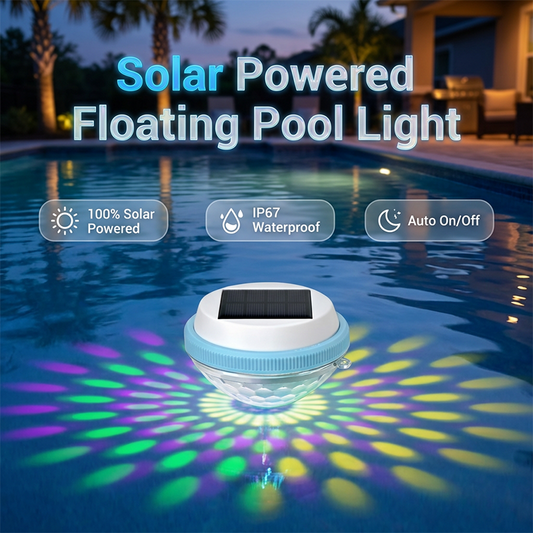🏊‍♂️☀️ Lampe solaire flottante LED pour piscine – Couleurs changeantes, allumage/extinction automatique, étanche. Idéale pour piscine, bassin ou spa – Crée une ambiance magique la nuit ! 💡🌙✨