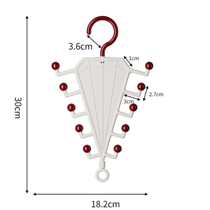 ✨Un acheté un offert 👔Rangement V‑shaped double face – Portant de rangement multifonction