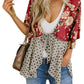 🧥 50% DE RÉDUCTION 🌸 Cardigan femme à fleurs, manches volantées & nouer – Style bohème fluide & ample – Léger, aéré – parfait pour le printemps ou les soirées d’été – romantique et décontracté 🌿