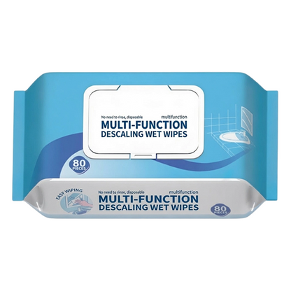 🥳 50% DE RÉDUCTION ! 🧼 Lingettes Nettoyantes Détartrantes – 80 Feuilles – Sans Rinçage & Multi-Surfaces for Salle de Bain