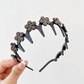 Ensemble de bandeaux ondulés en cristal - Accessoire de cheveux féminin, léger et antidérapant, orné de cristaux scintillants, idéal pour les mariages et le quotidien