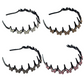 Ensemble de bandeaux ondulés en cristal - Accessoire de cheveux féminin, léger et antidérapant, orné de cristaux scintillants, idéal pour les mariages et le quotidien