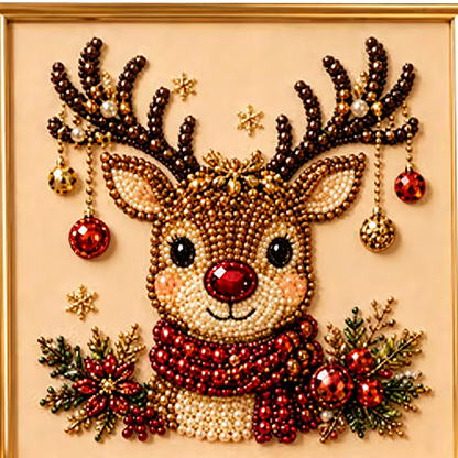 🎄⭐ -50% ! 🖌️Kit de Peinture de Noël à Perles & Strass – Loisir Créatif, DIY Festif & Décoration Brillante.