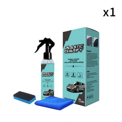 Spray Rénovateur Polyvalent et Efficace pour Plastiques de Voiture