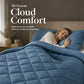 🛏️🧵 Parure de couette matelassée 3 pièces – Microfibre brossée, respirante et adaptée à toute saison