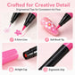 📢📢 50 % DE RÉDUCTION !!⏰️ Lot de 24 stylos à nail art à double embout