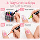 📢📢 50 % DE RÉDUCTION !!⏰️ Lot de 24 stylos à nail art à double embout