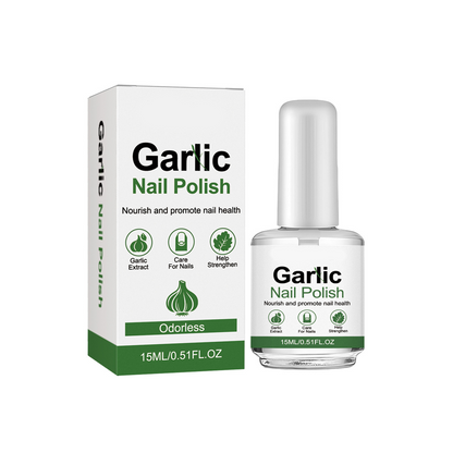Vernis à ongles à l'ail pour fortifier les ongles cassants et abîmés 15 ml