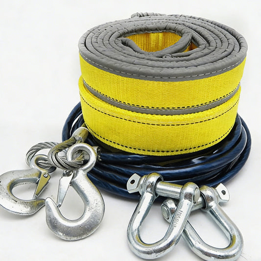 Corde de remorquage de 8 tonnes avec crochets à manille en U