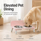 🐱🐶 Gamelles doubles surélevées – Protection cervicale et bols amovibles, pour des repas confortables et sains au quotidien 🥣💚
