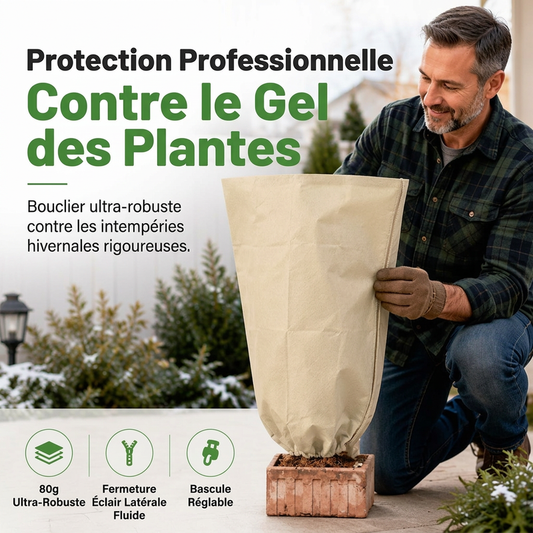 ❄️ Couverture antigel pour plantes | Protection hivernale pour jardin