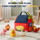 🐮🏡 Ensemble de jeu interactif « Ferme en peluche » pour enfants